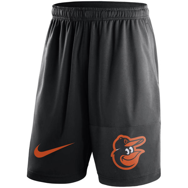 Men's Baltimore Orioles Nike Black Dry Fly Shorts